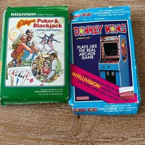 Intellivision Las Vegas Poker & Blackjack and Donkey Kong Game